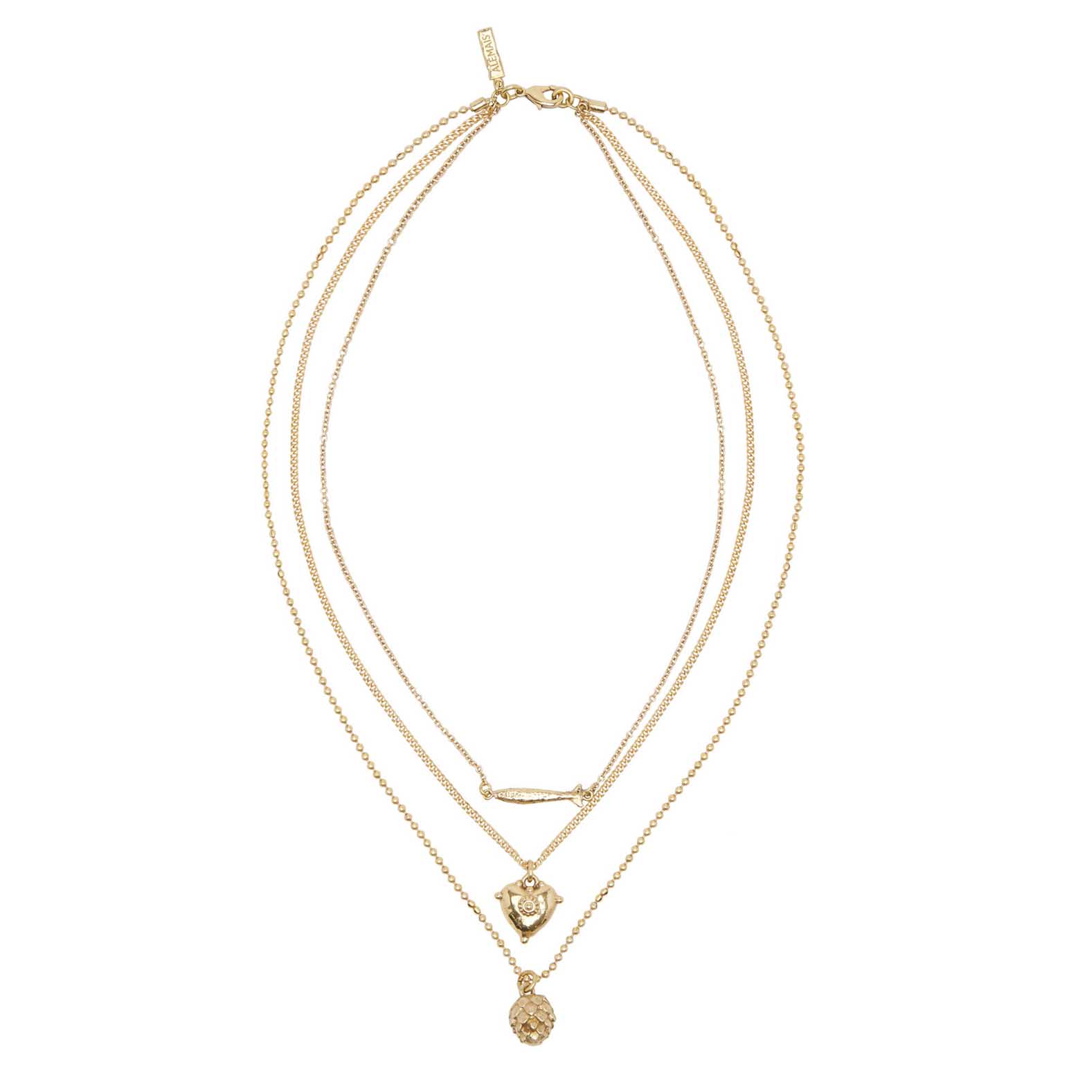 ALÉMAIS Tesori Multi Chain Charm Necklace