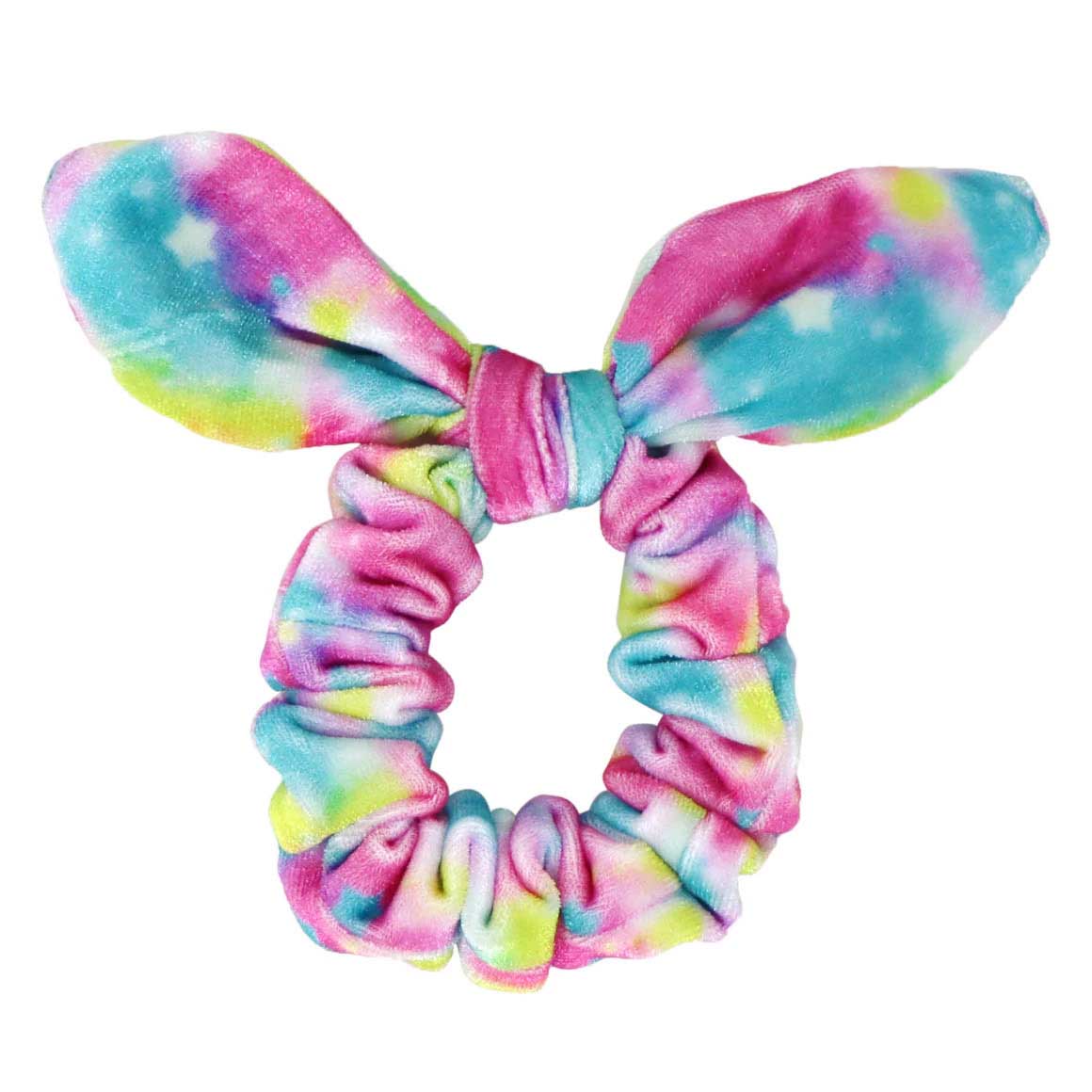 Pink Poppy Unicorn Princess Velvet Hair Scrunchie