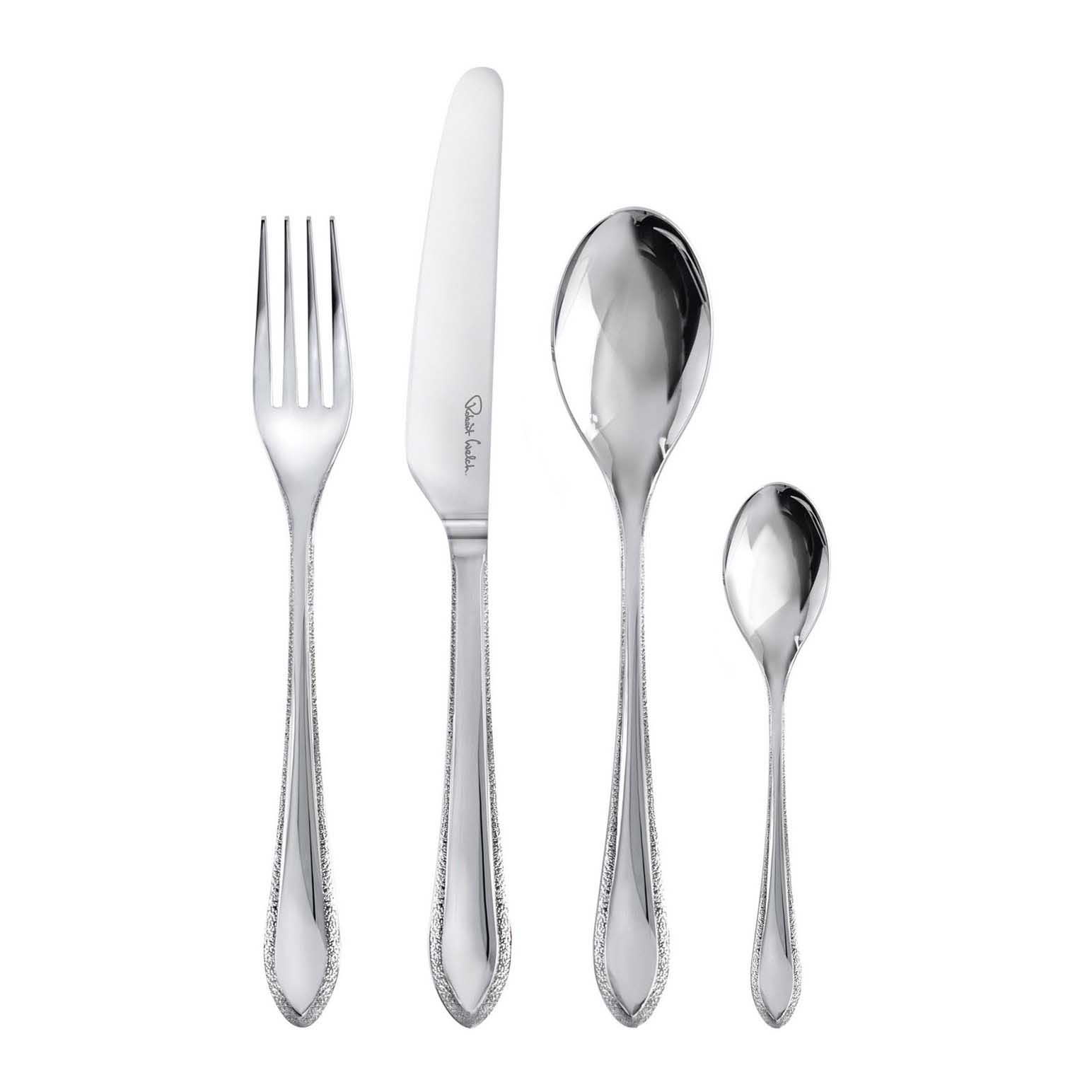 Robert Welch Kemble Texture 16pc Cutlery Set Gift Boxed