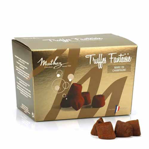 Mathez Fantaisie Marc De Champagne Truffles 250g