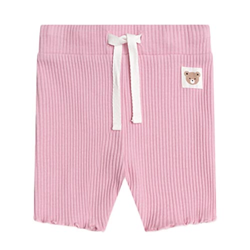Huxbaby Pink Rib Bike Shortie