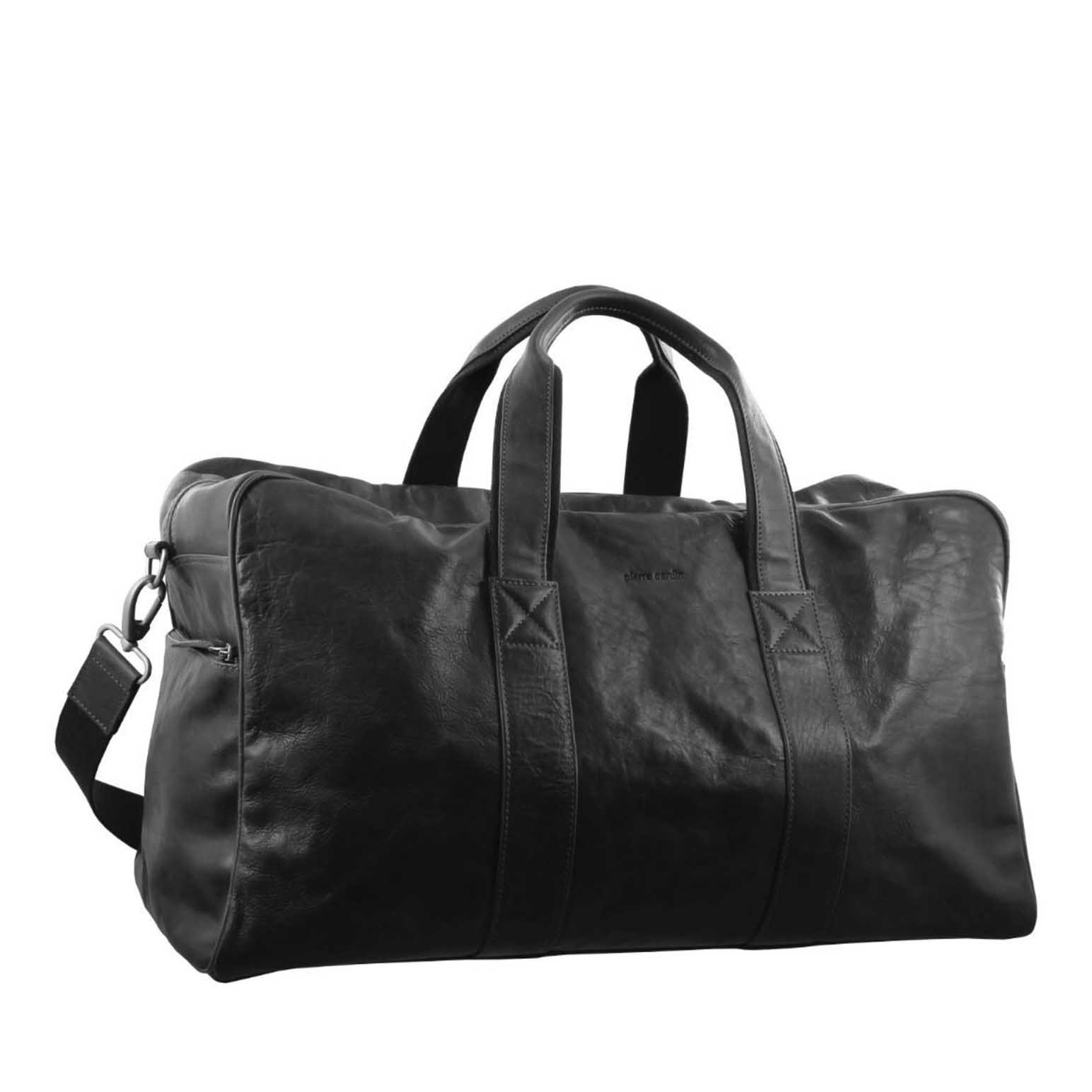 Pierre Cardin Rustic Leather Overnight