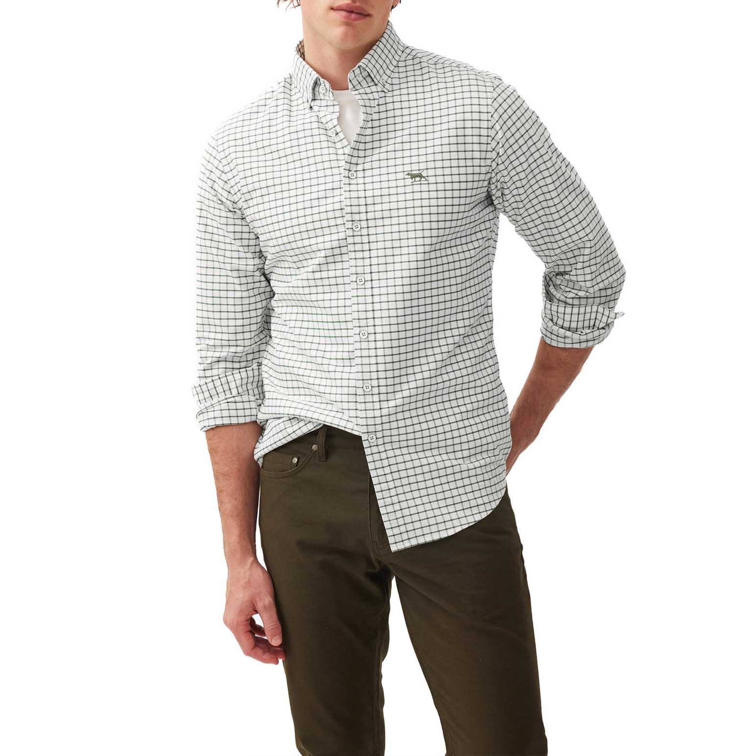 Rodd & Gunn Gunn Check Oxford 3 Ls Sports Fit Shirt
