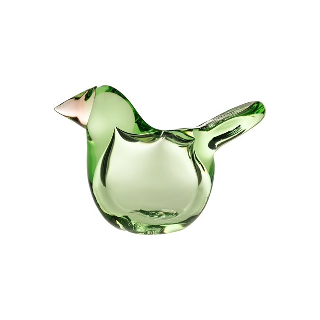 iittala Birds By Toikka Flycatcher 95x60mm AppleGreen SalmonPink