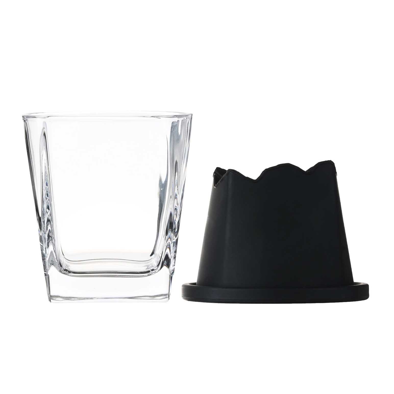 Viski Mountain Ice Mold With Glass Set By Viski