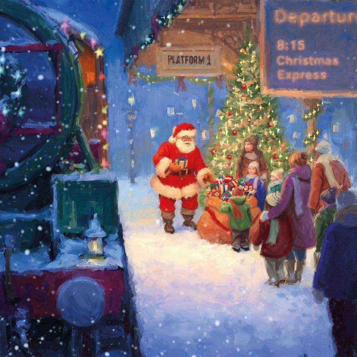 Museums & Galleries Santa's Express Christmas Card 8Pk