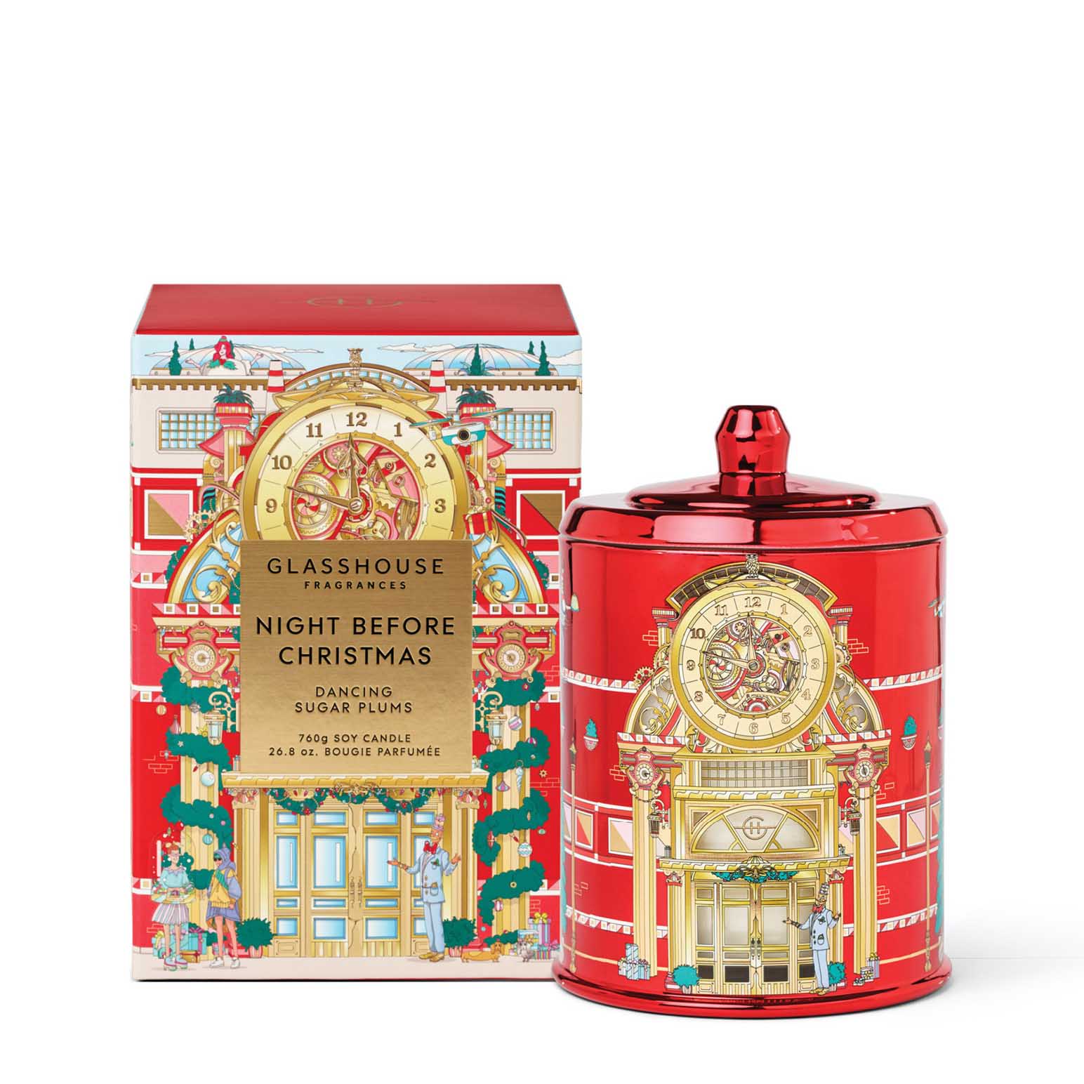 Glasshouse Fragrances Night Before Christmas 760G Candle - Christmas 2025