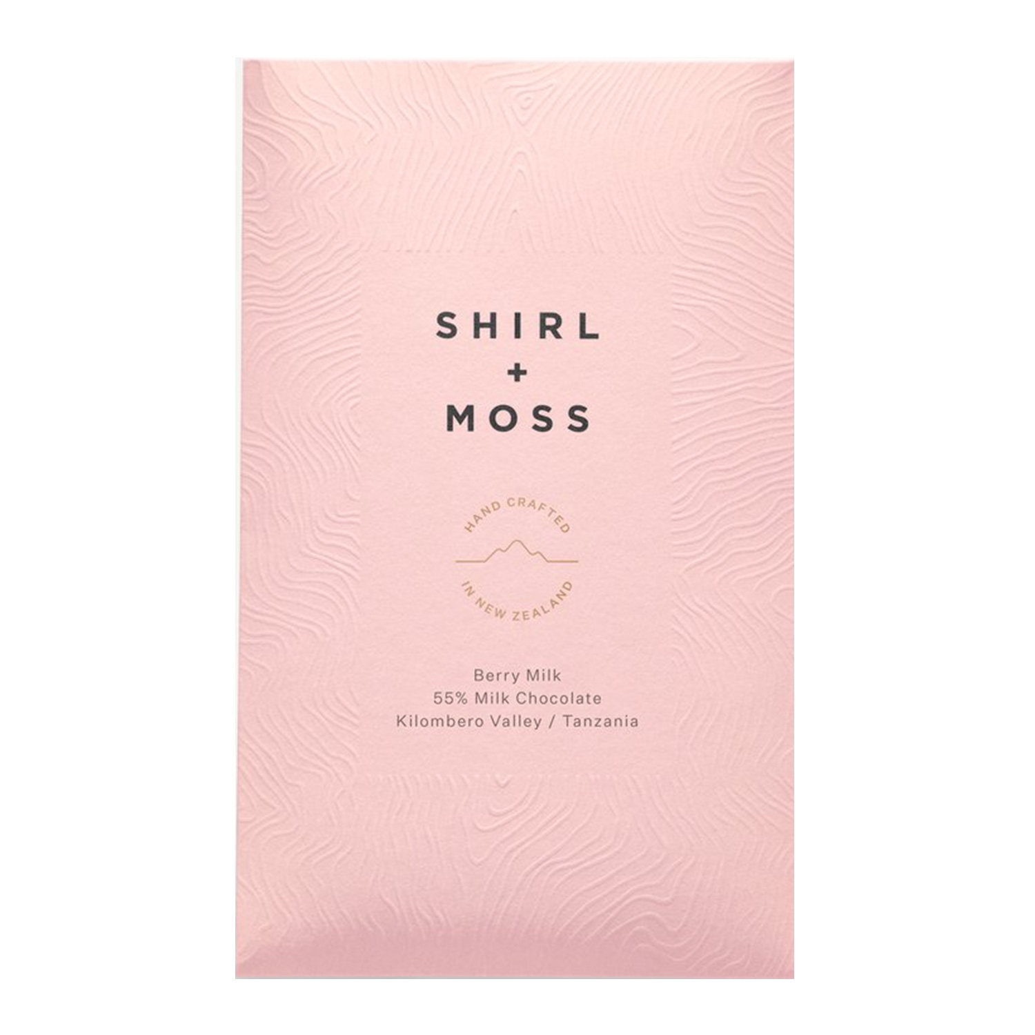 Shirl + Moss Berry Milk 55% Milk Chocolate 80g