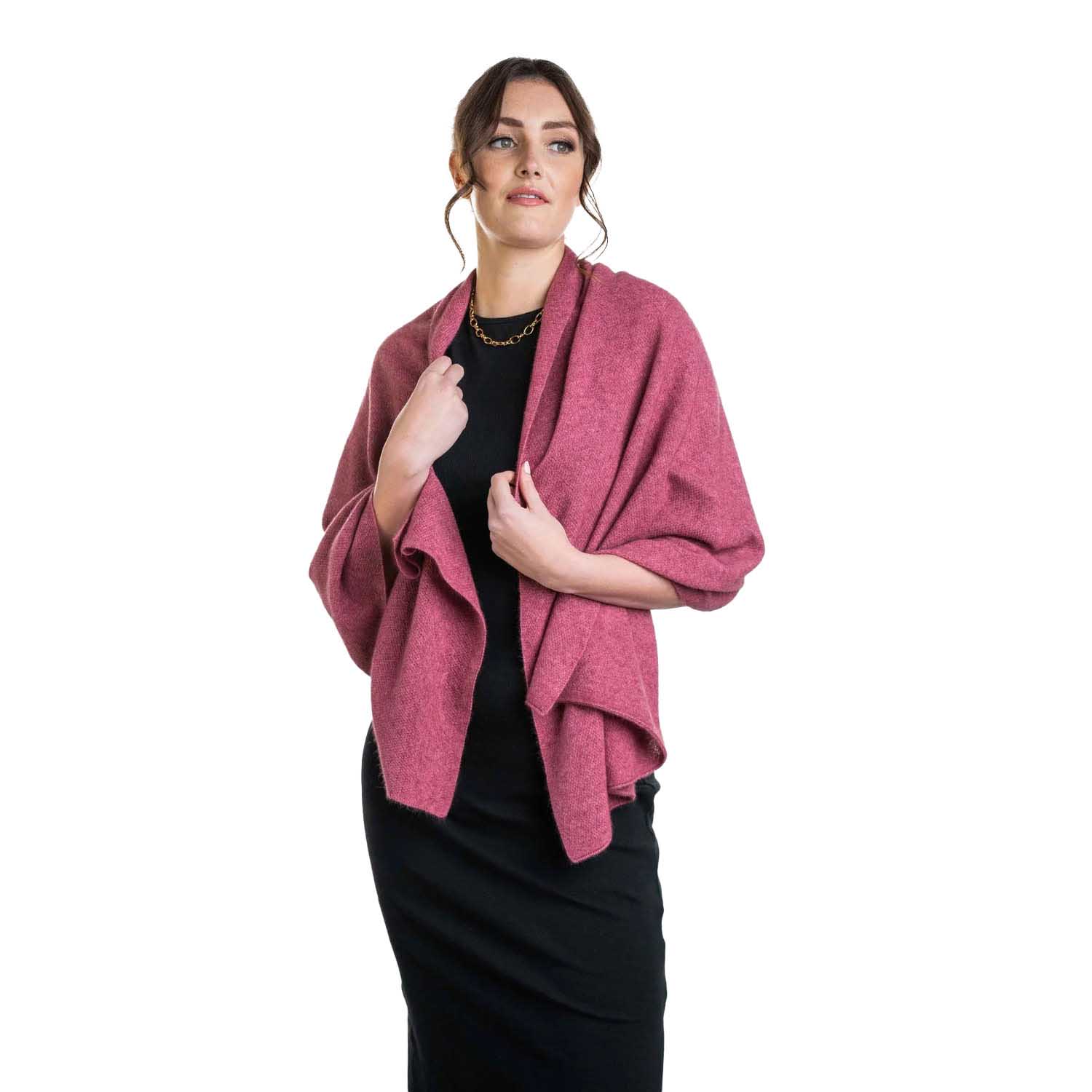 Koru Moss Stitch Wrap