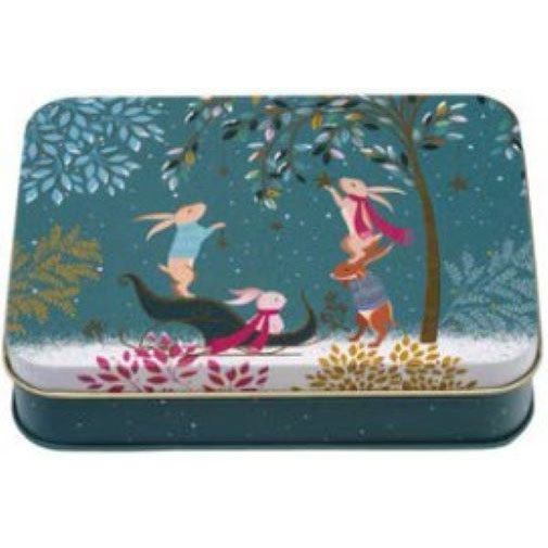 Sara Miller Woodland Small Rectangle Tin