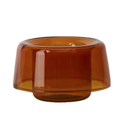 Città Cascade Tealight Holder Amber
