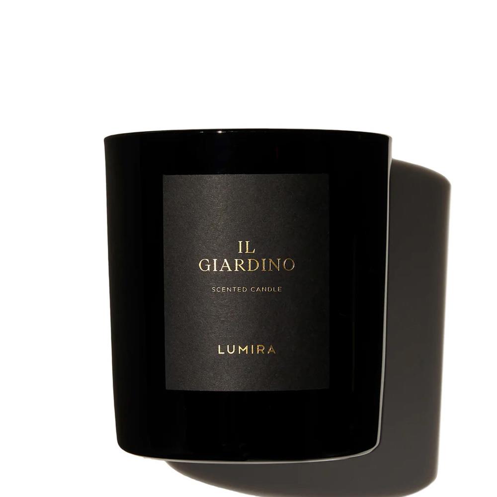 LUMIRA Black Candle Il Giardino 300g