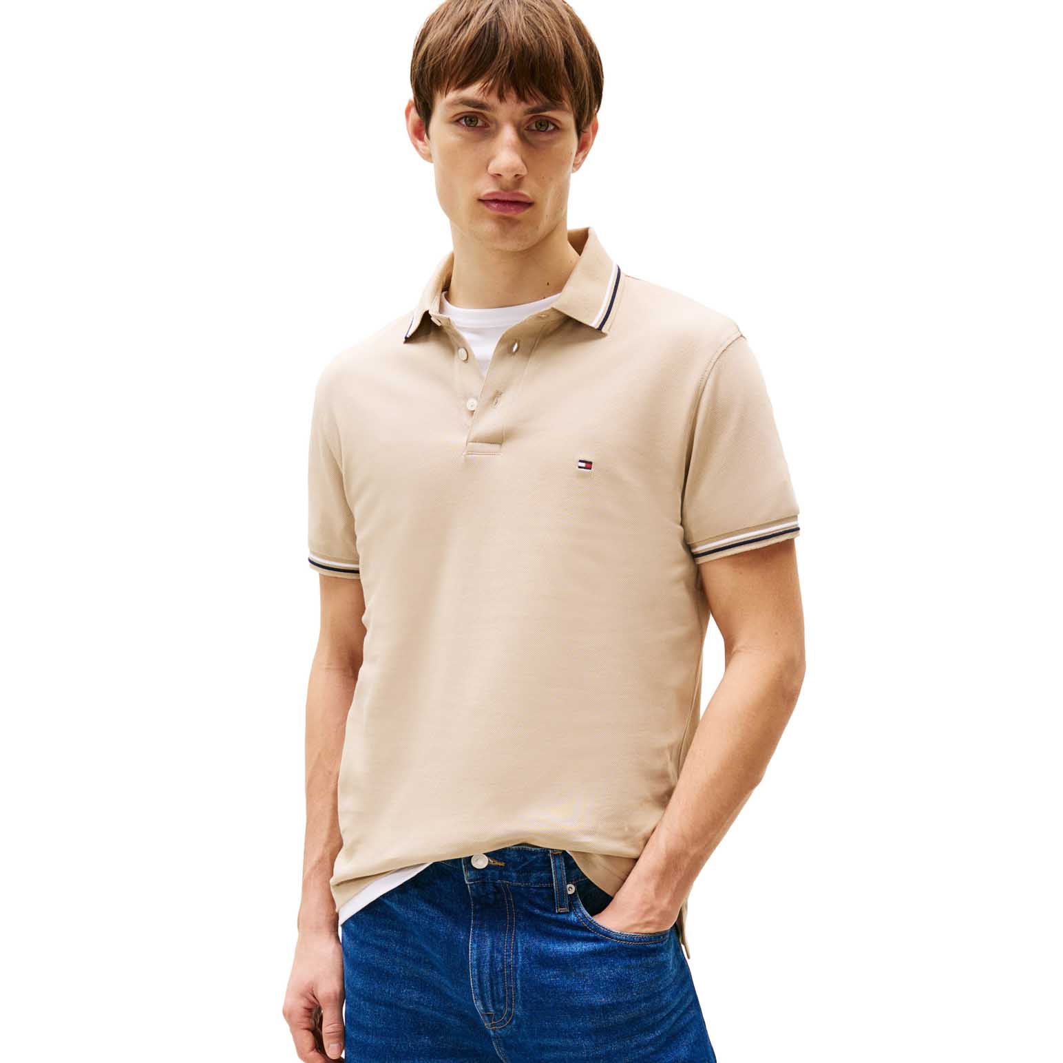 Tommy Hilfiger Tipped Slim Fit Seasonal Polo