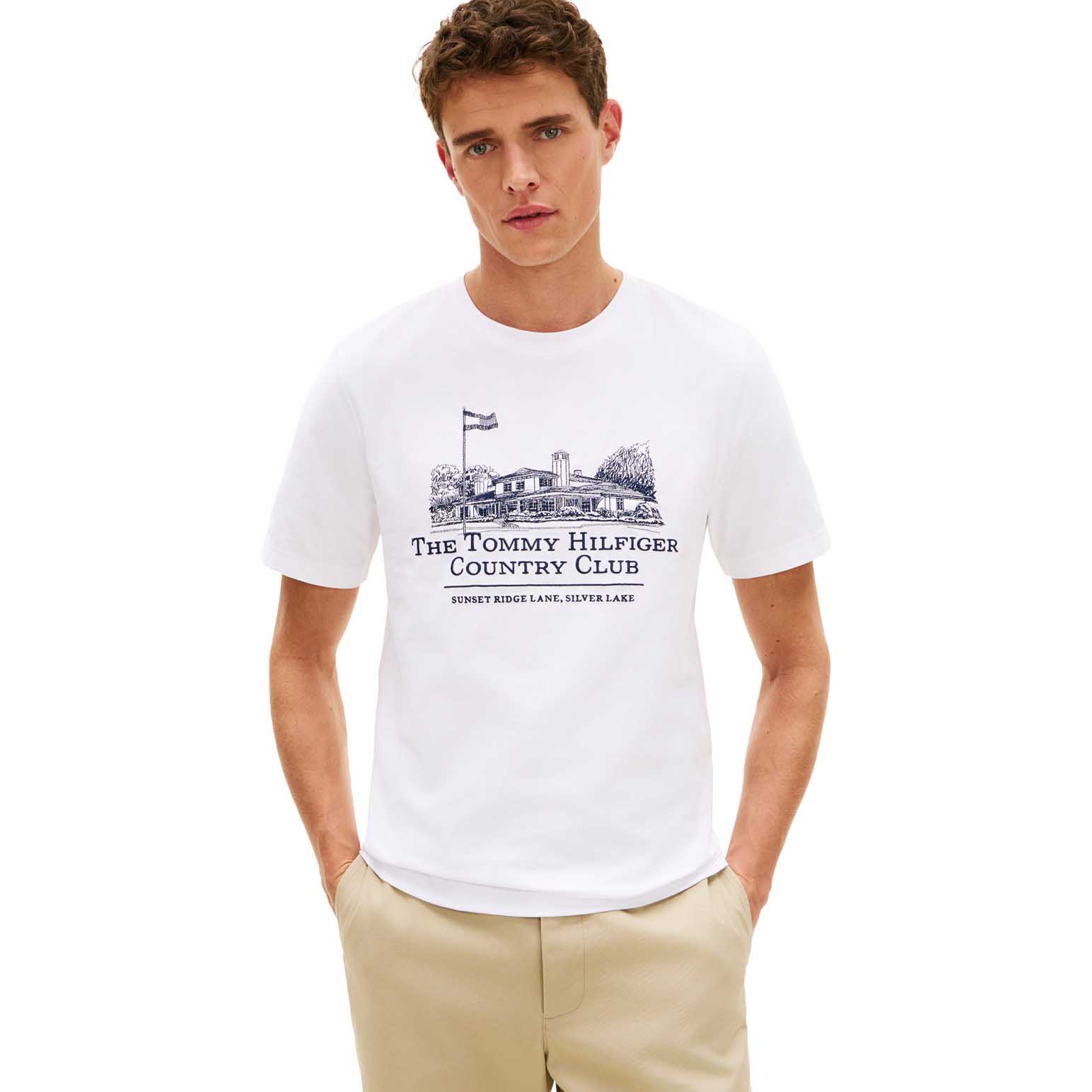 Tommy Hilfiger Graphic Embroidery Jersey T-Shirt