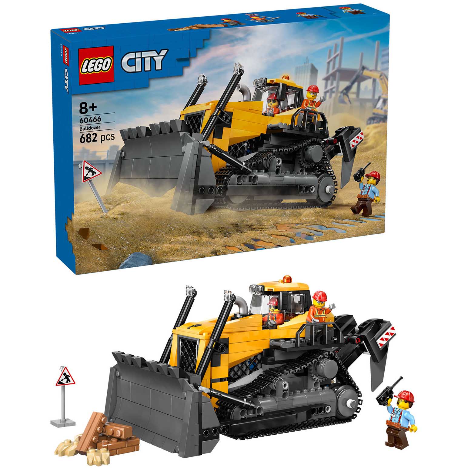 LEGO City Yellow Bulldozer