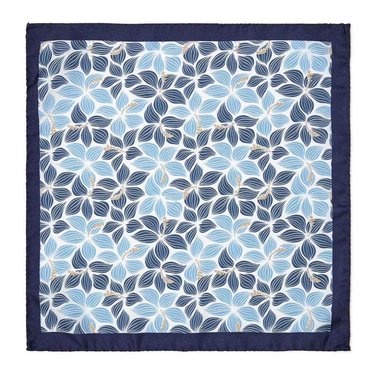 Cambridge Hibiscus Pocket Sq