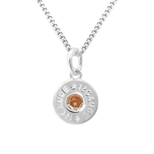 Whistle & Pop 12 Gauge Bullet Necklace