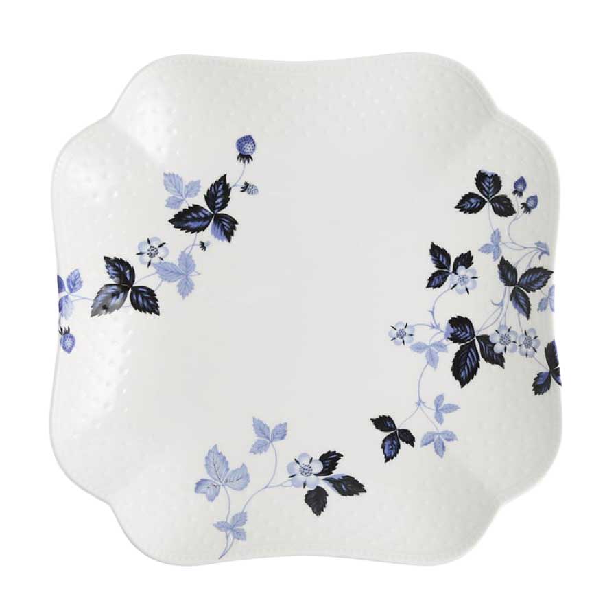 Wedgwood Bone China Dinnerwstrawberry Ink Bluwsib Platter 27cm
