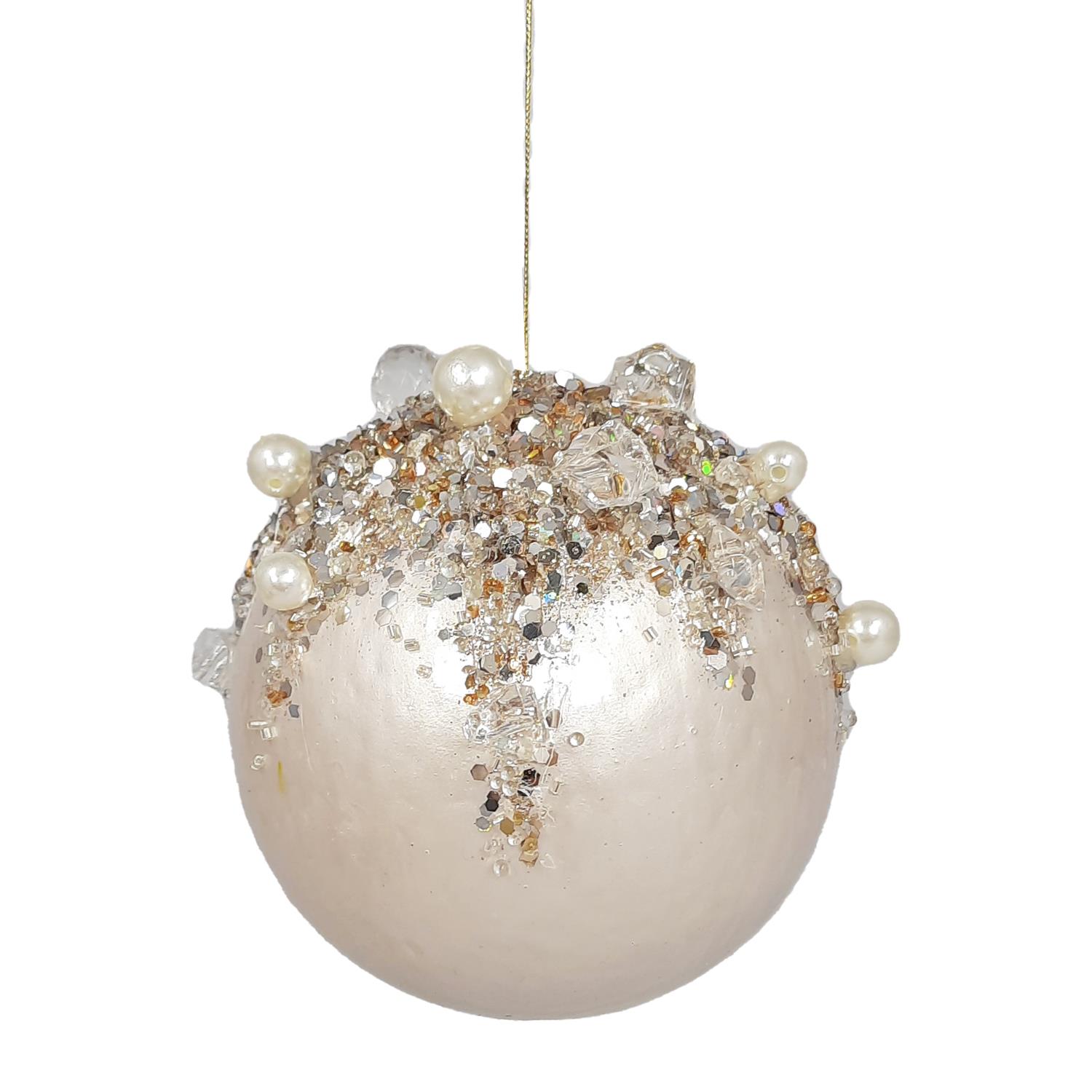 Pearl Ball Pearl/Platinum 9.5cm