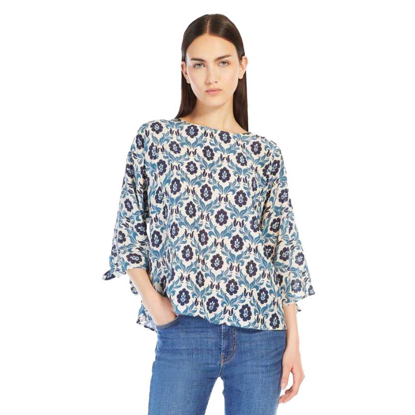 Weekend Max Mara Adone Printed Silk Blouse