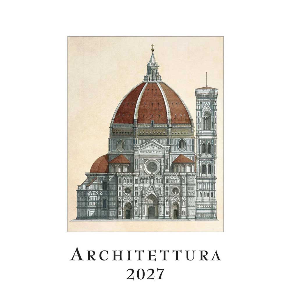 Istituto Fotocromo Architettura Italiana Large Art Calendar 2027