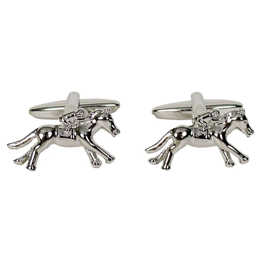 gdesign Cufflinks Horse & Jockey