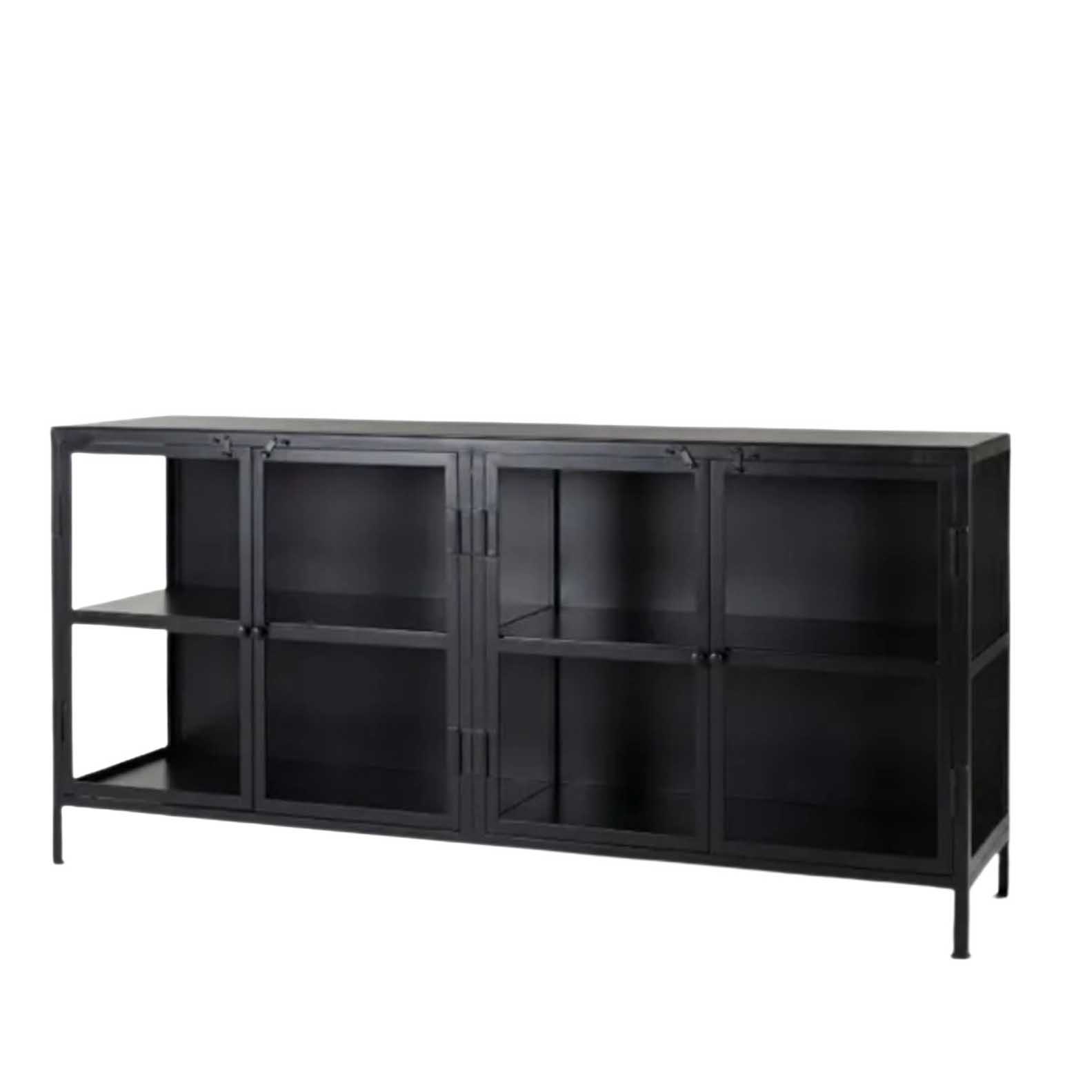 French Country Monroe Iron & Glass Sideboard
