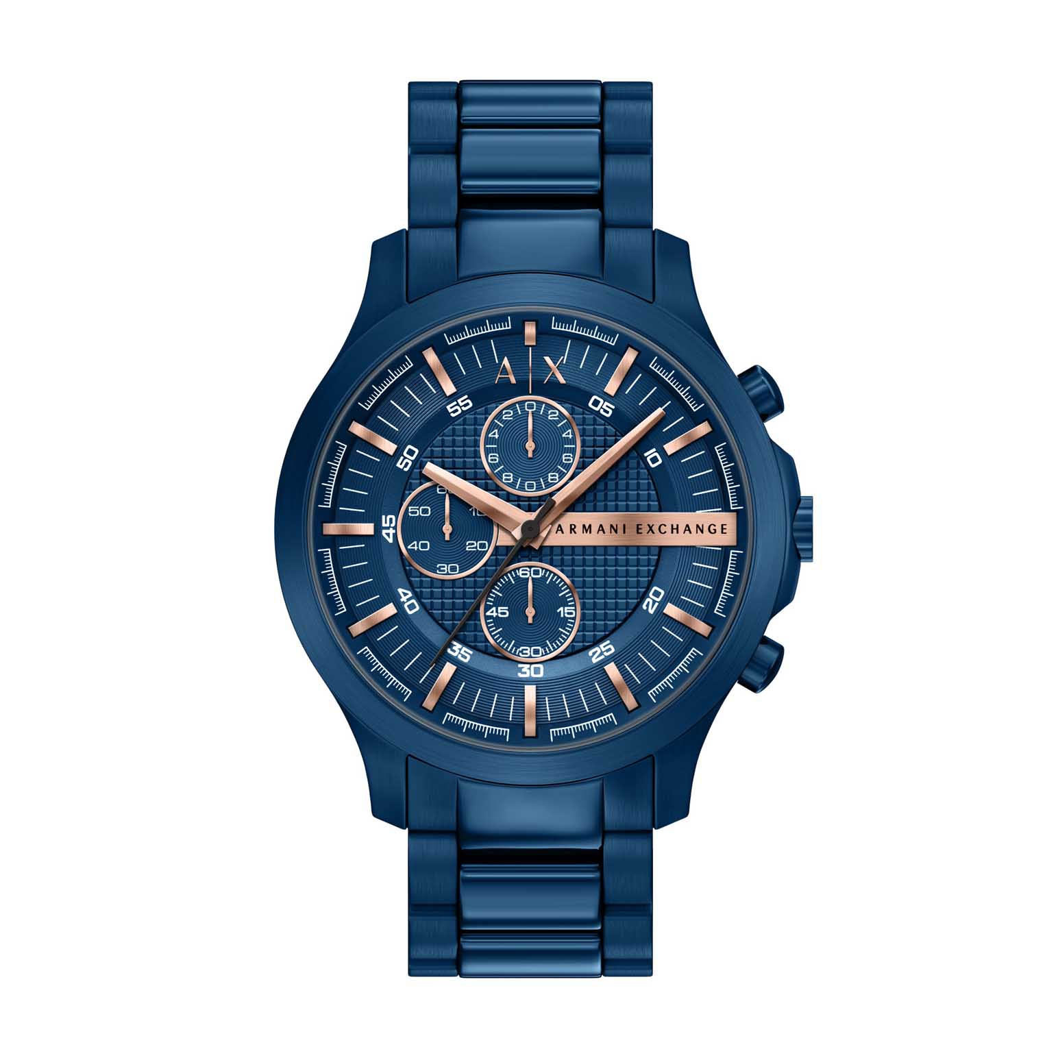 Armani Exchange Chronograph Blue Stainless Steel Watch