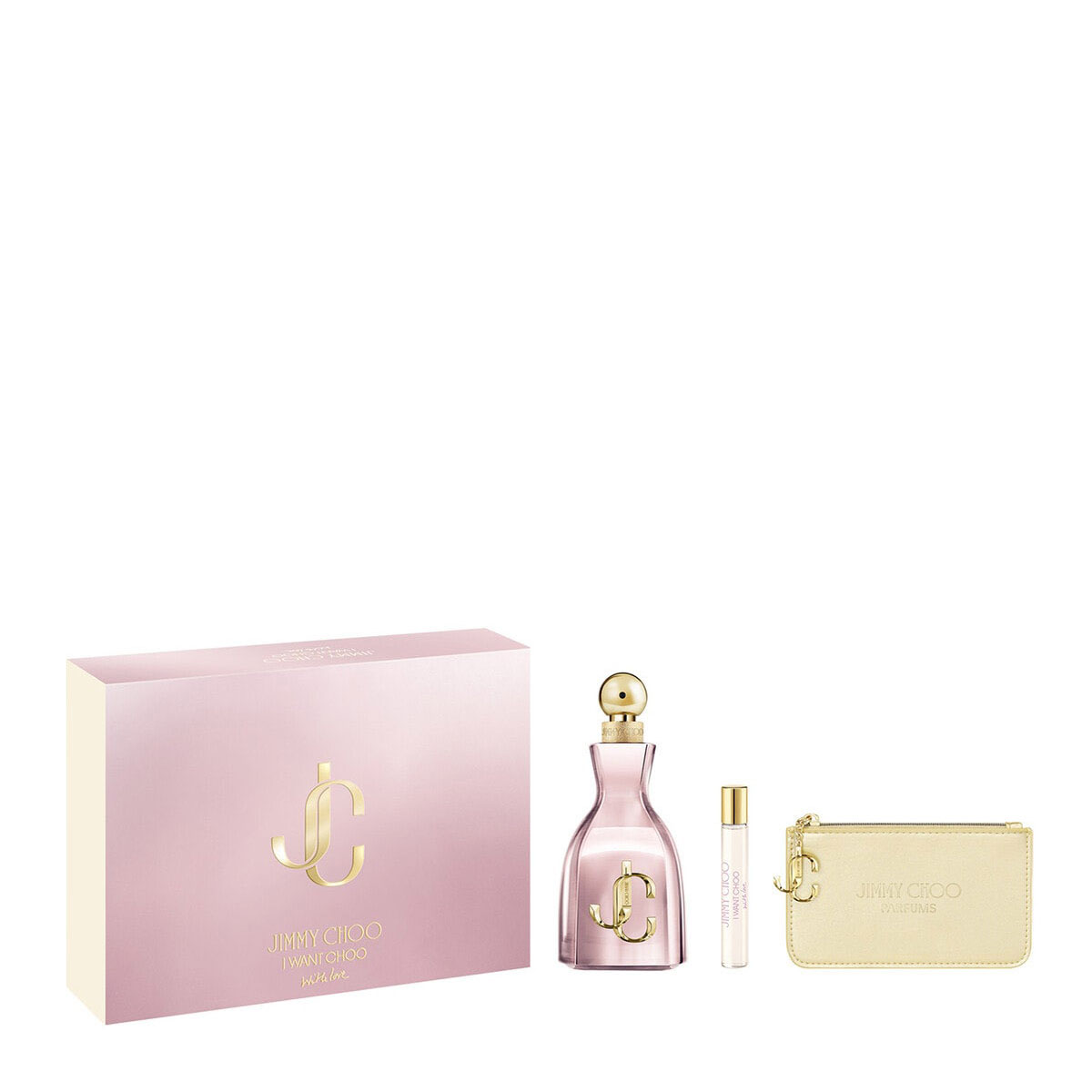 Jimmy Choo I Want Choo With Love EDP 100ml 3-Piece Set