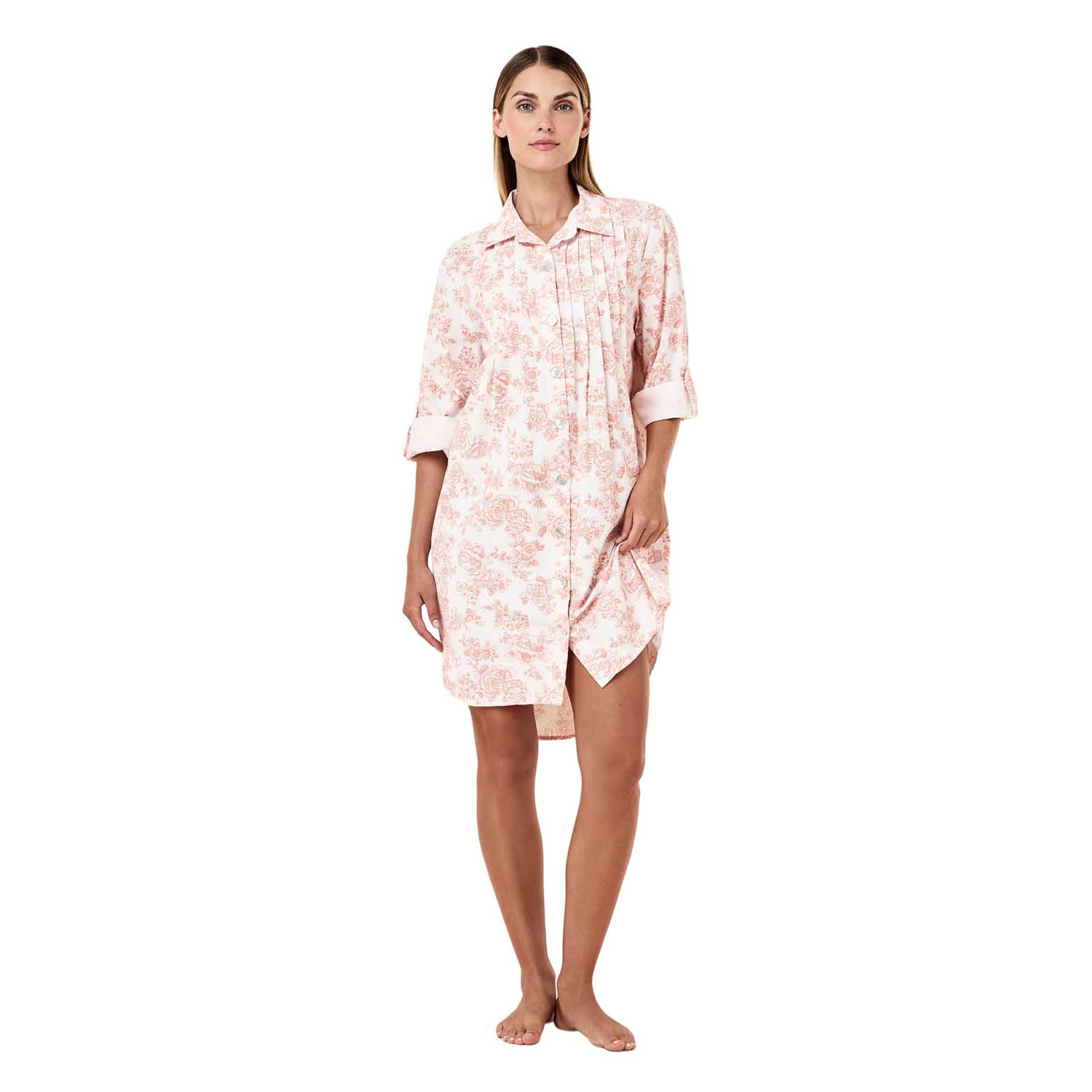 Papinelle Nostalgia Cosy Pleat Front Nightie