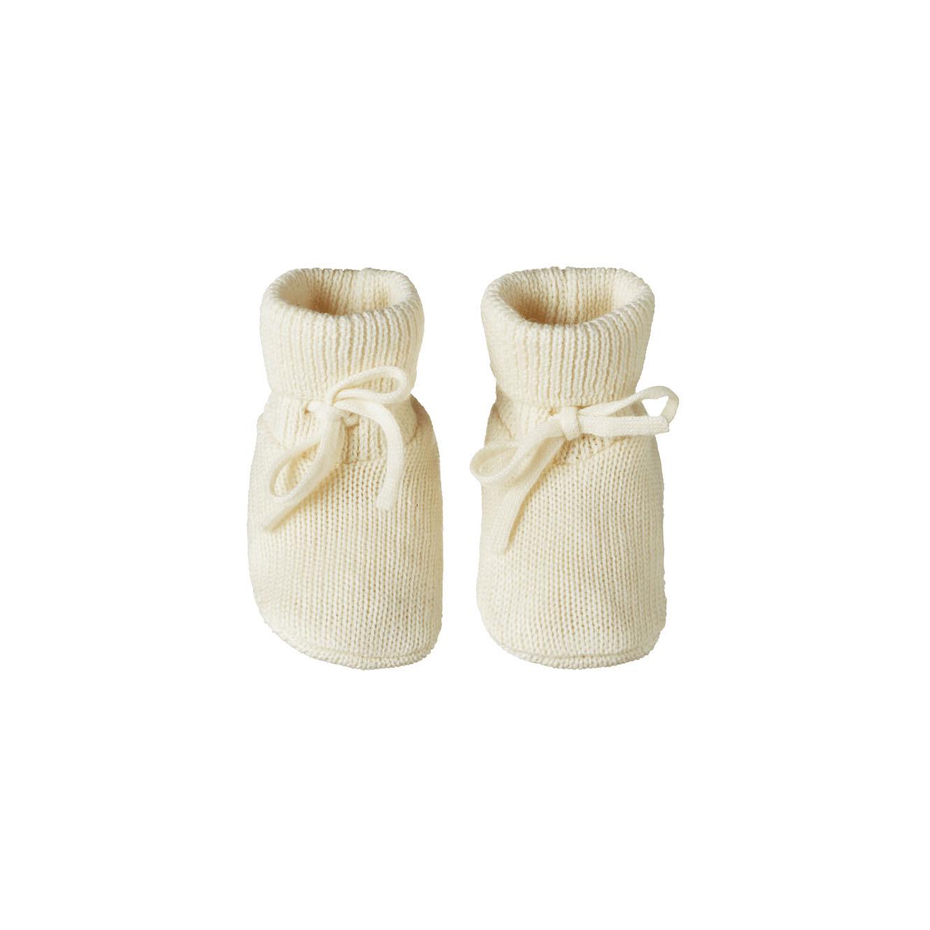 Nature Baby Merino Knit Drawstring Booties