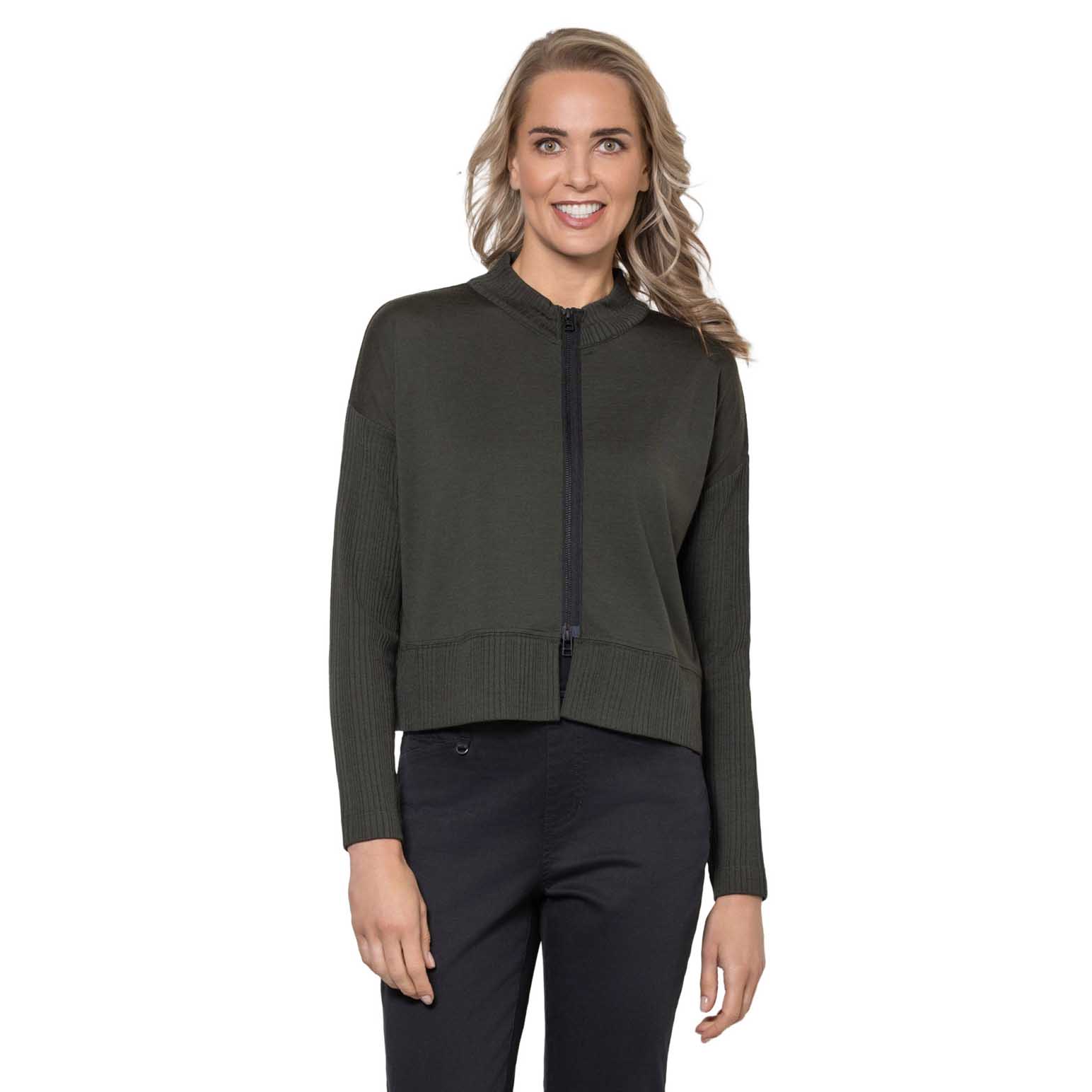 B Essentials by Ballantynes Zip Cardi