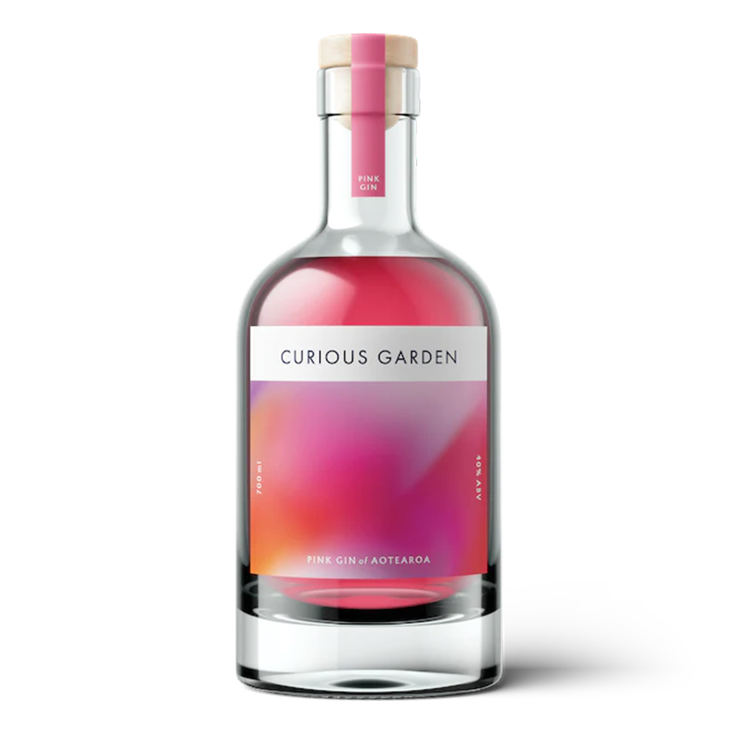 Curious Garden Pink Gin of Aotearoa 40% 700ml
