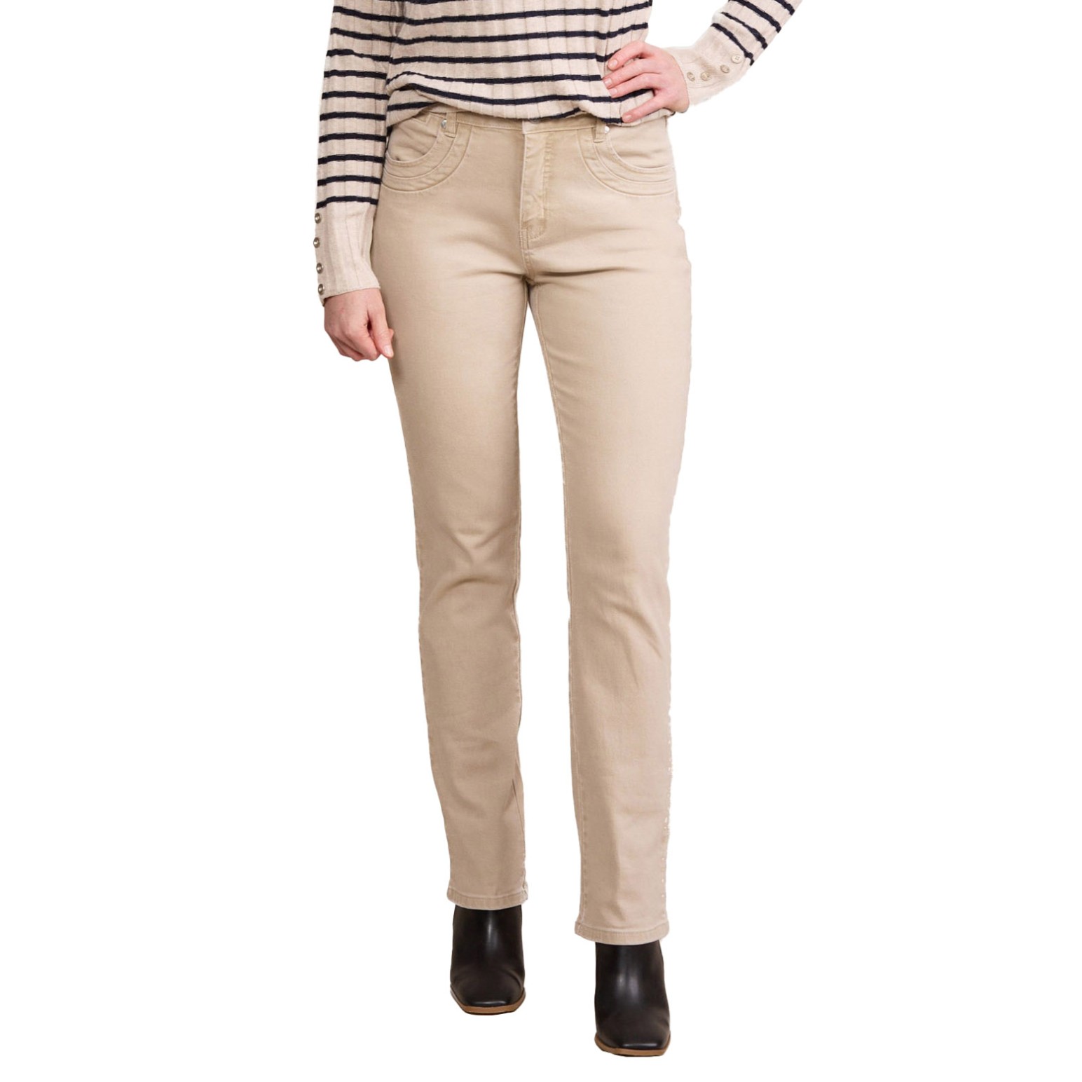 Vassalli Slim Leg Full Length Jean