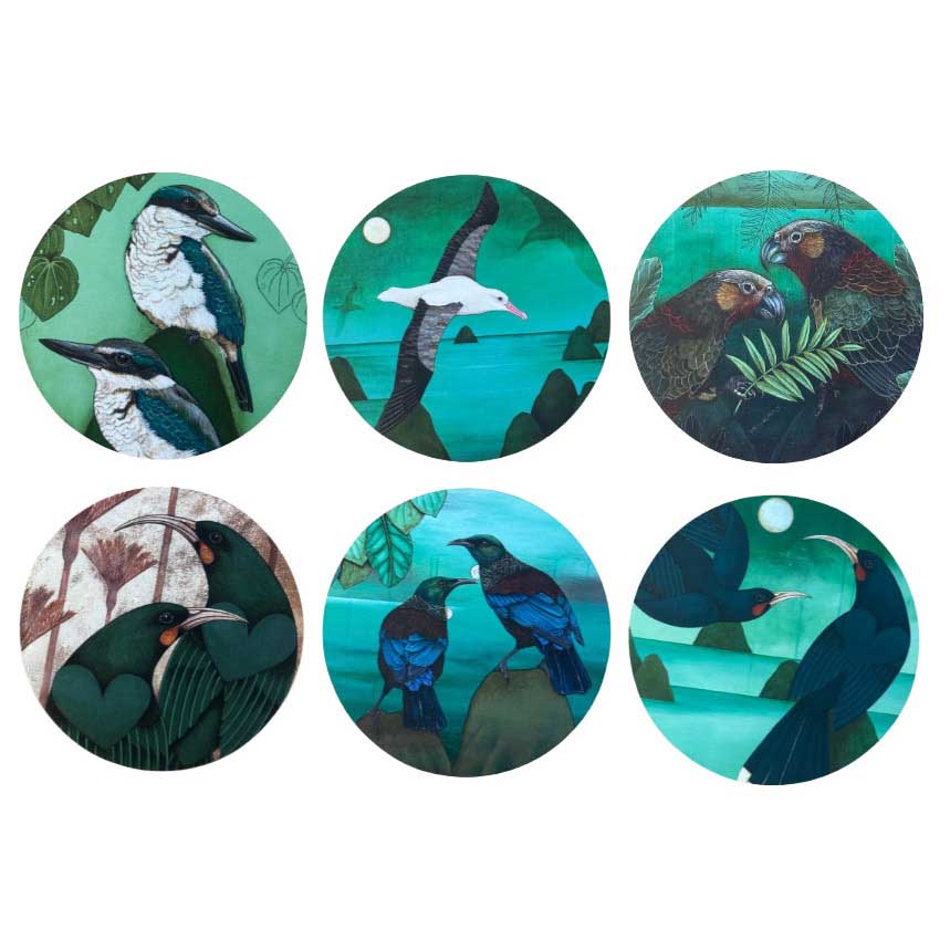 Kathryn Furniss Coasters Set Of 6