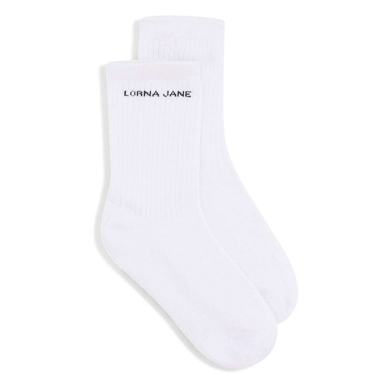 Lorna Jane 2Pk Inspirational Crew Socks