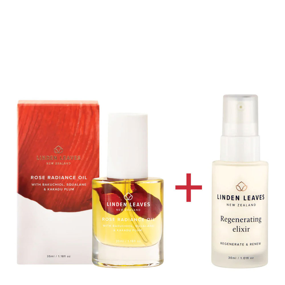 Linden Leaves Rose Radiance Oil + Regenerating Elixir