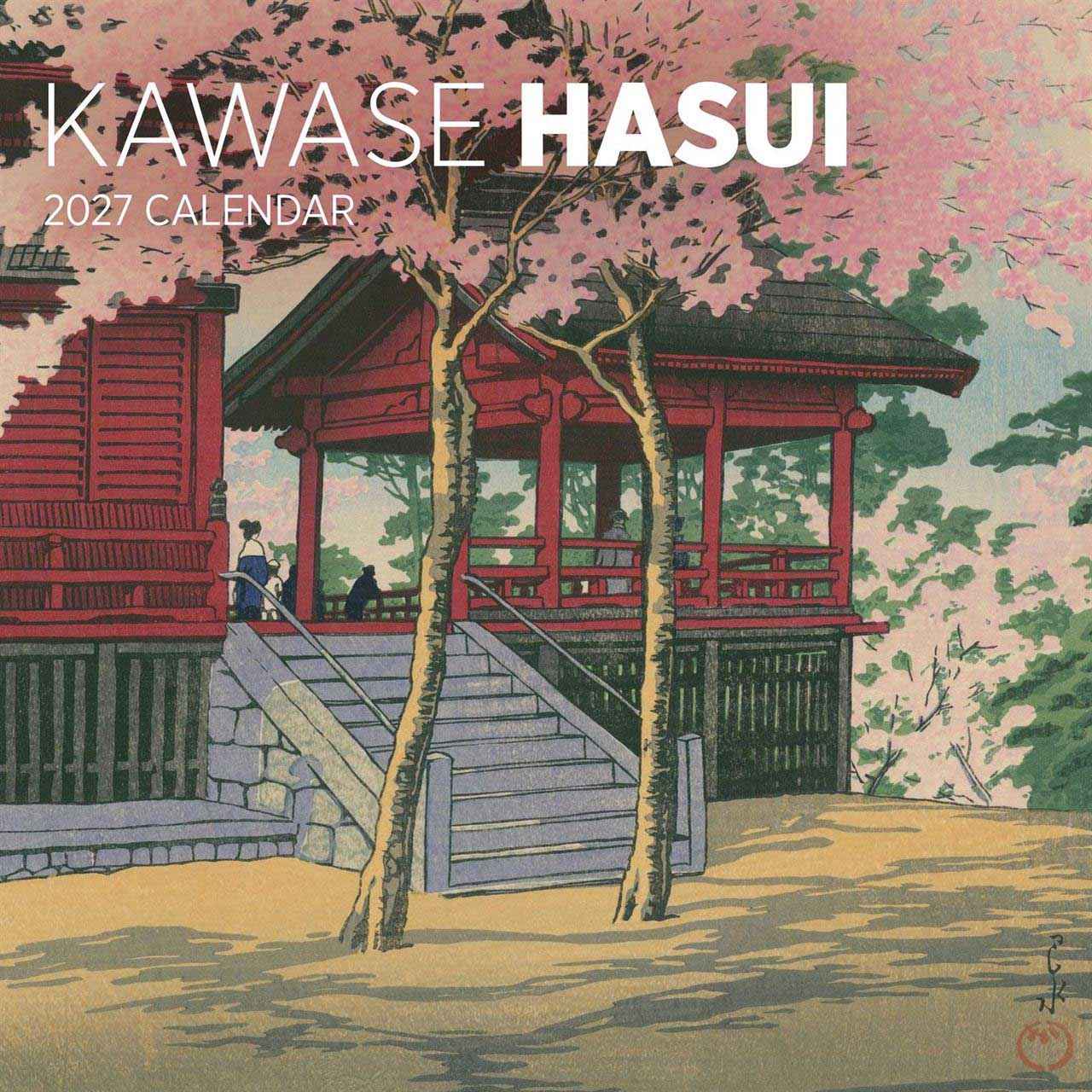 Pomegranate Kawase Hasui Wall Calendar 2027
