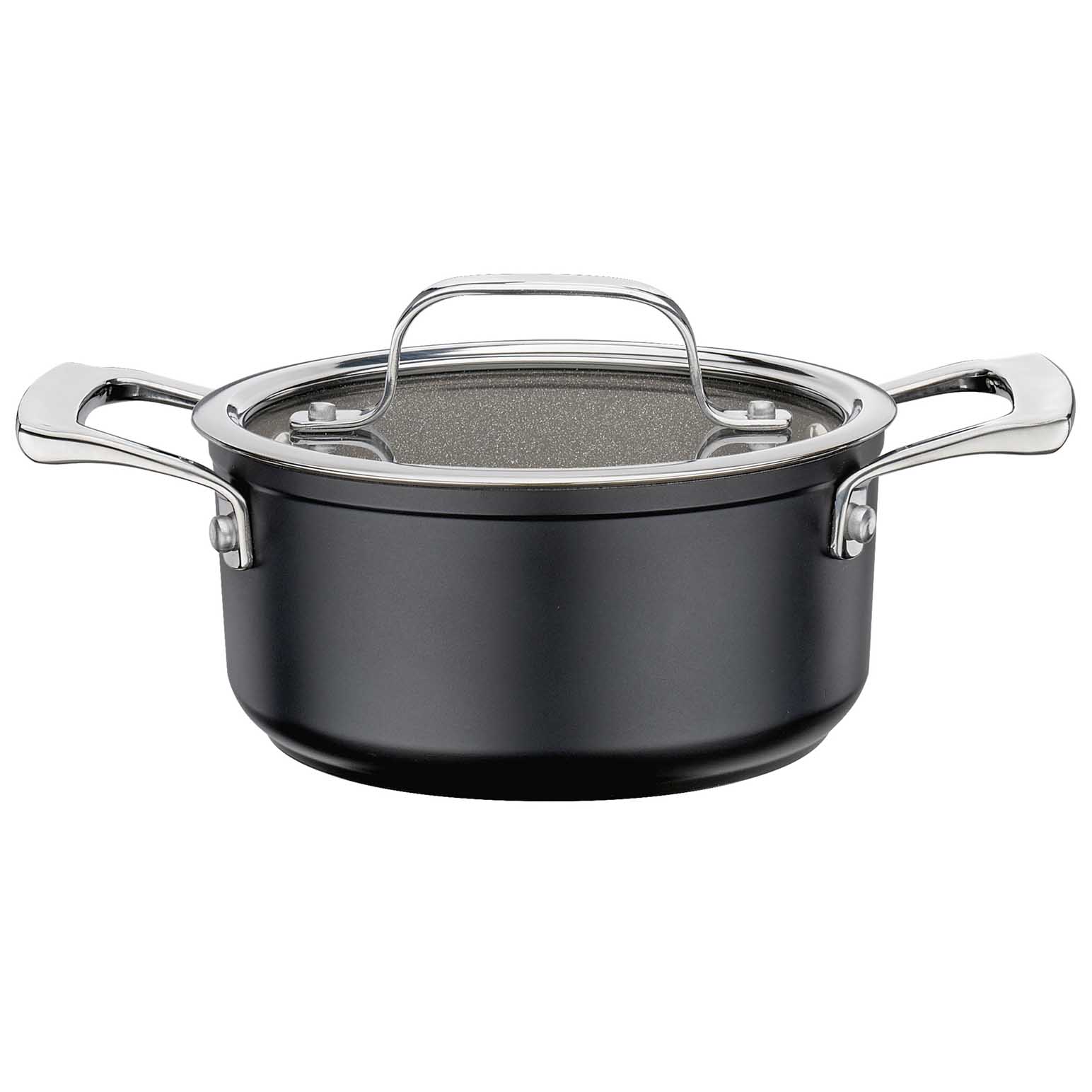Meridian Low Casserole 16cm With Glass Lid