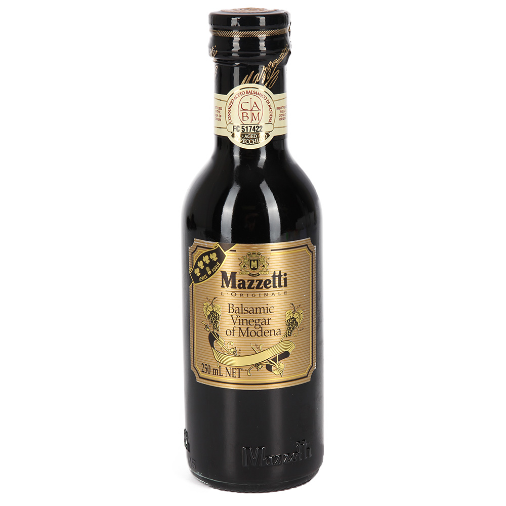 Mazzetti Gold Label Aged Four Leaf Balsamic Vinegar Of Modena 250ml