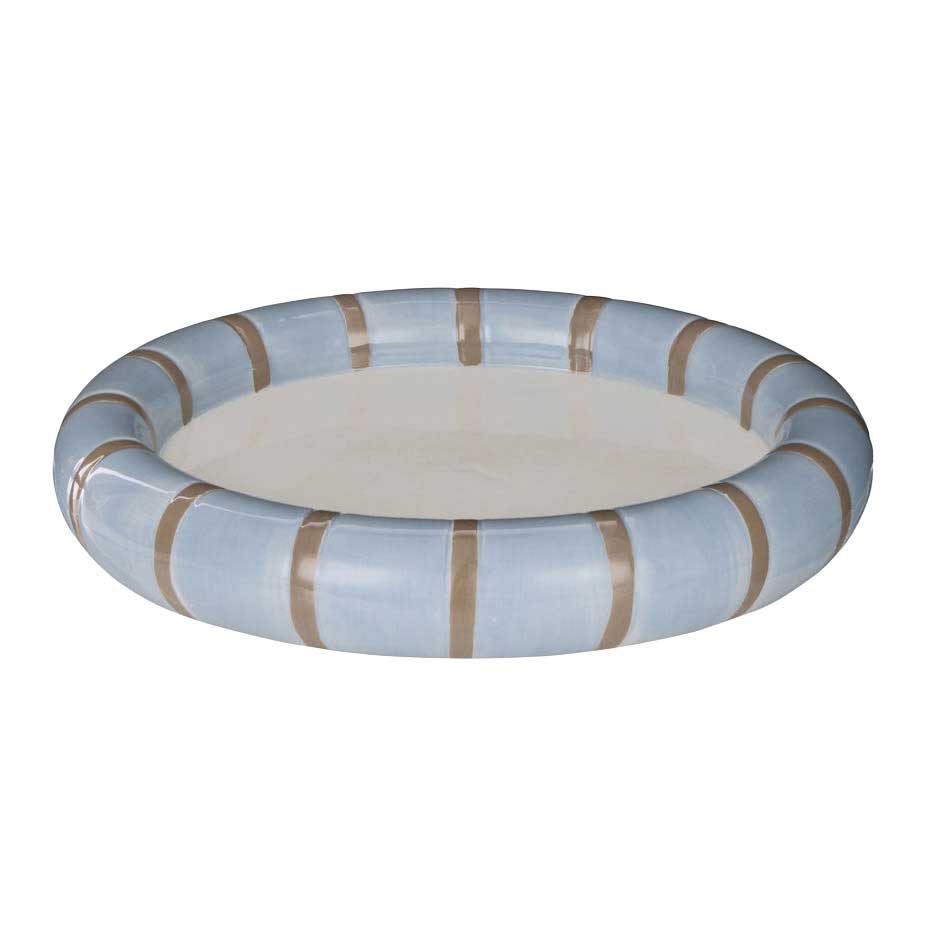 Emporium Astrid Stripe Multicoloured Dish Large