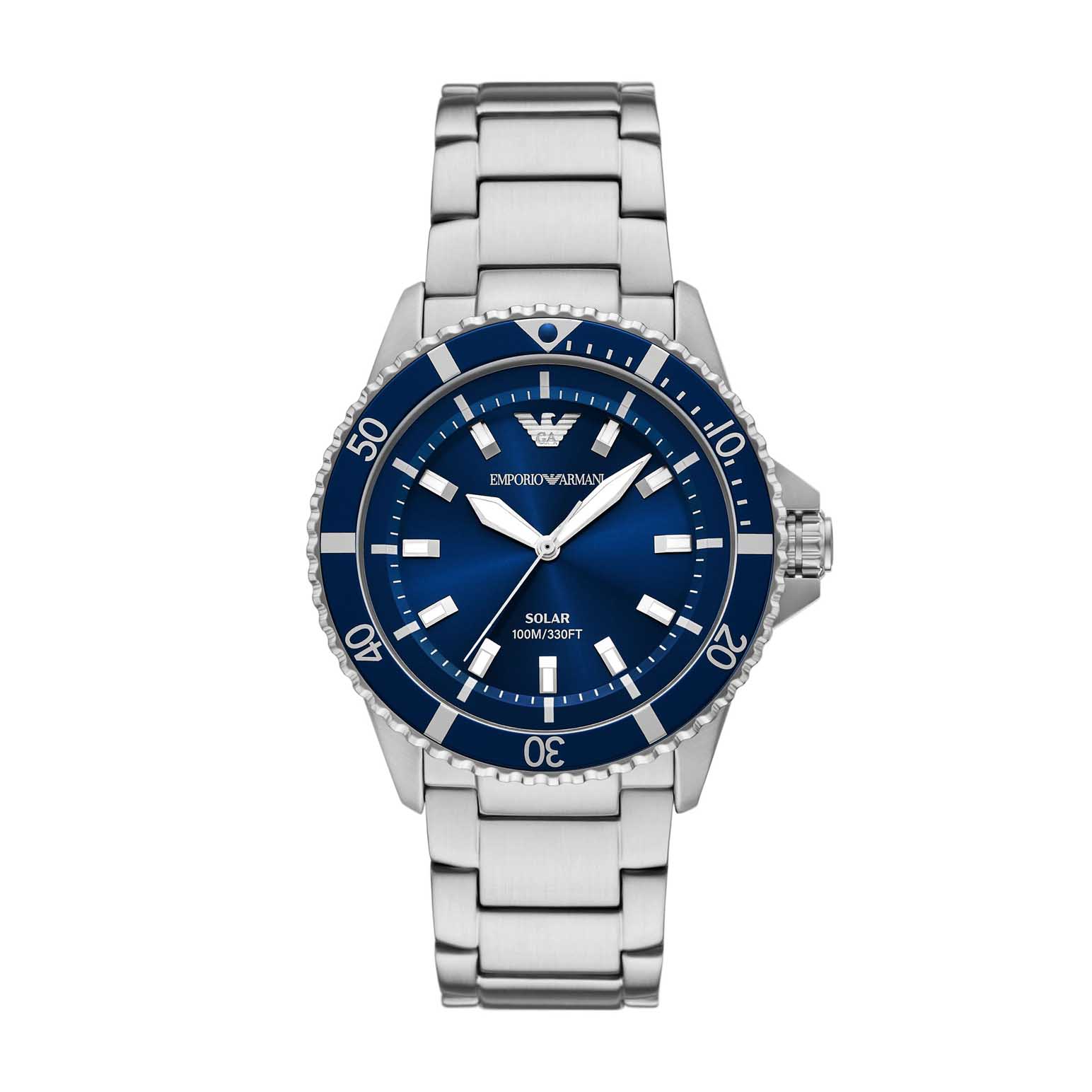 Emporio Armani World Explorer Solar-Powered Three-Hand Watch AR11697
