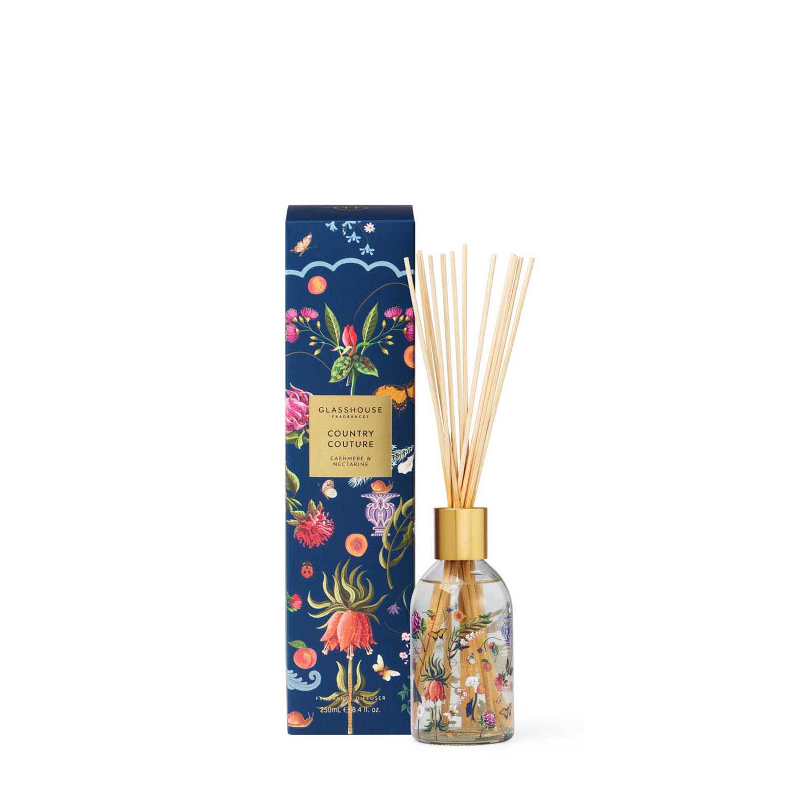 Glasshouse Fragrances Limited Edition Country Couture Diffuser 250ml