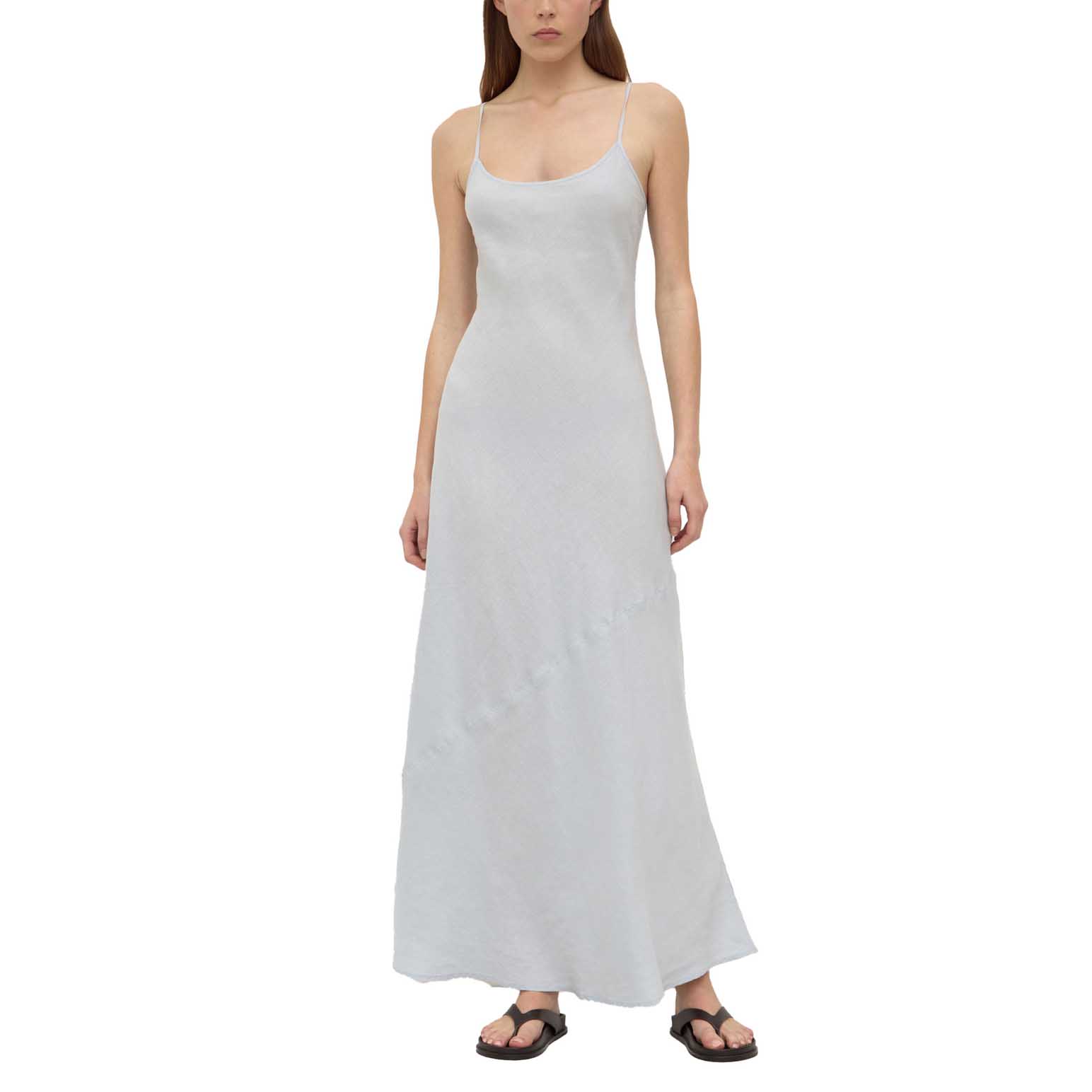 Assembly Label Colette Linen Slip Dress Cloud