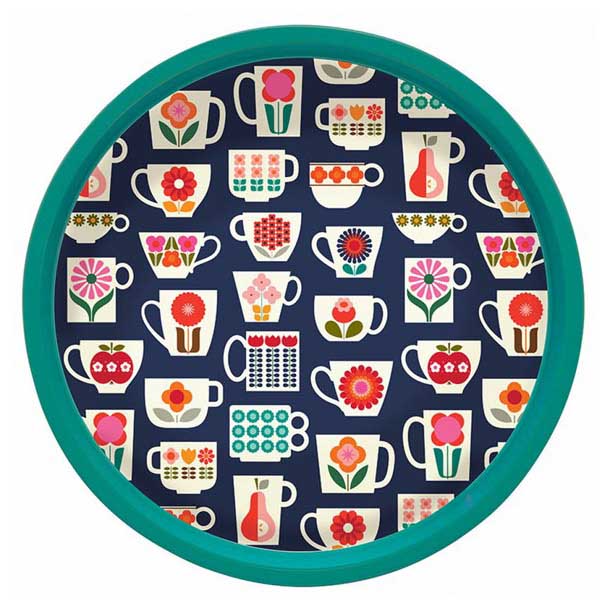 Kate Rhees Teacups Deepwell Tray