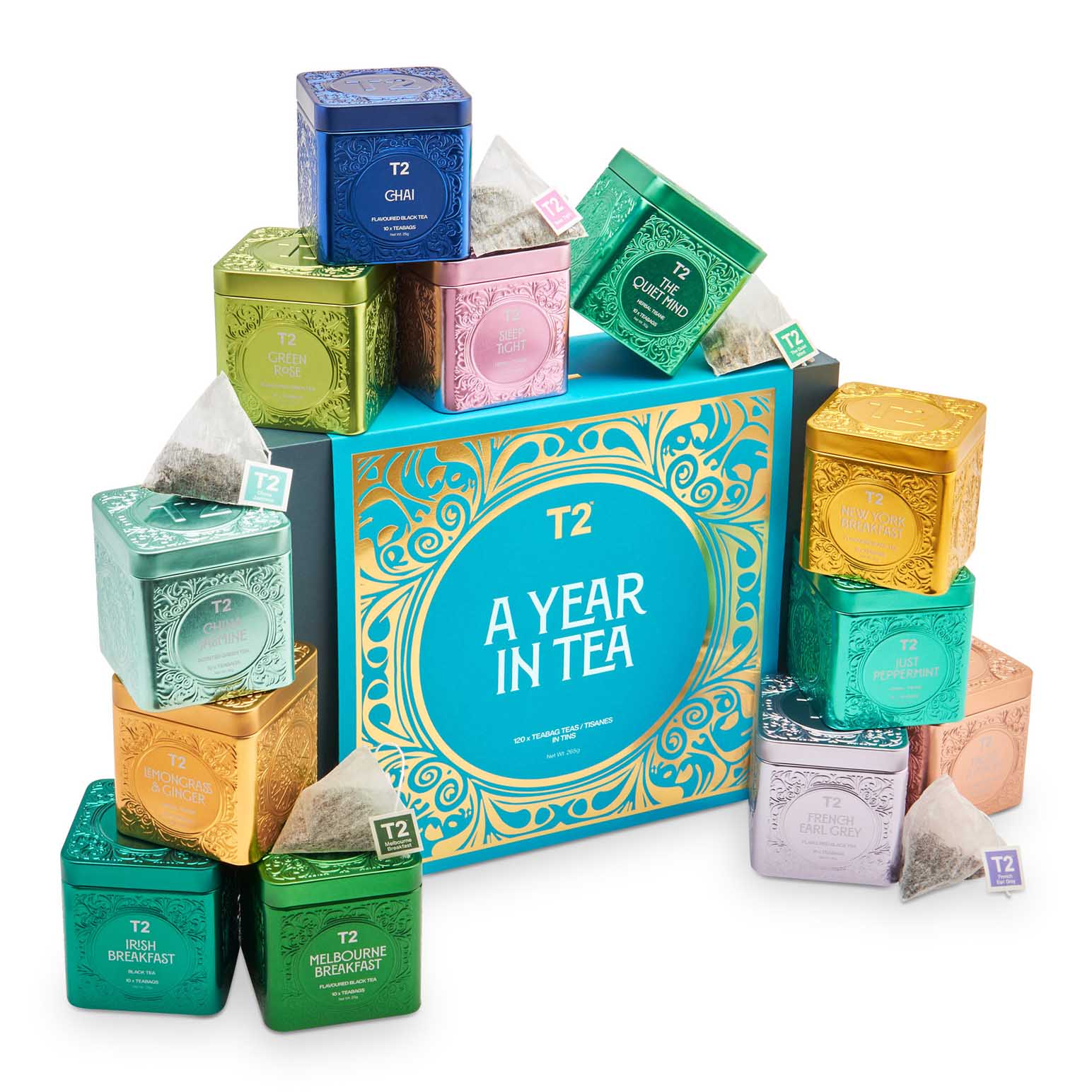 T2 A Year in Tea Tea Bag Gift Pack