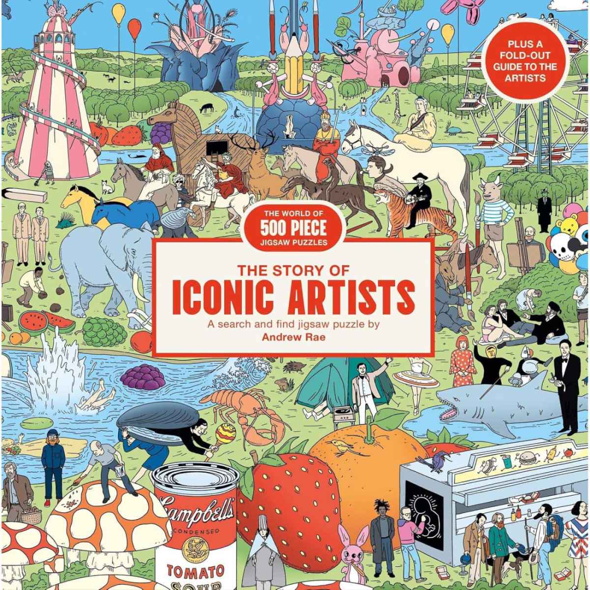 The Story of Iconic Artists 500 Piece Jigsaw Puzzle