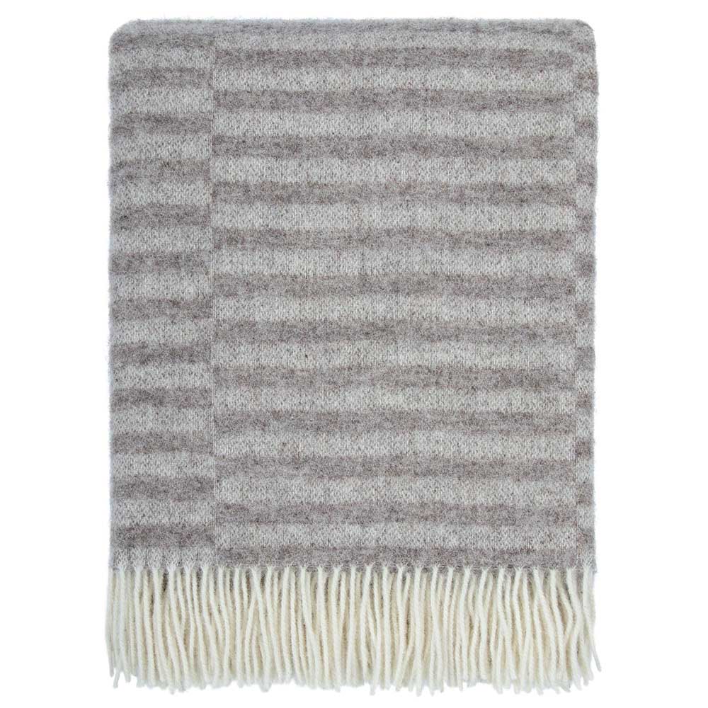 Baya Noah 100% NZ Wool Throw 130x190cm - Oatmeal