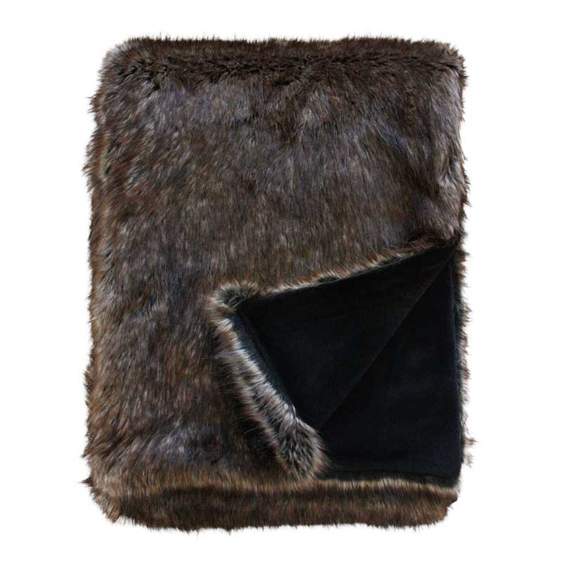 Heirloom Faux Fur Throw Standard - Husky 150X180cm