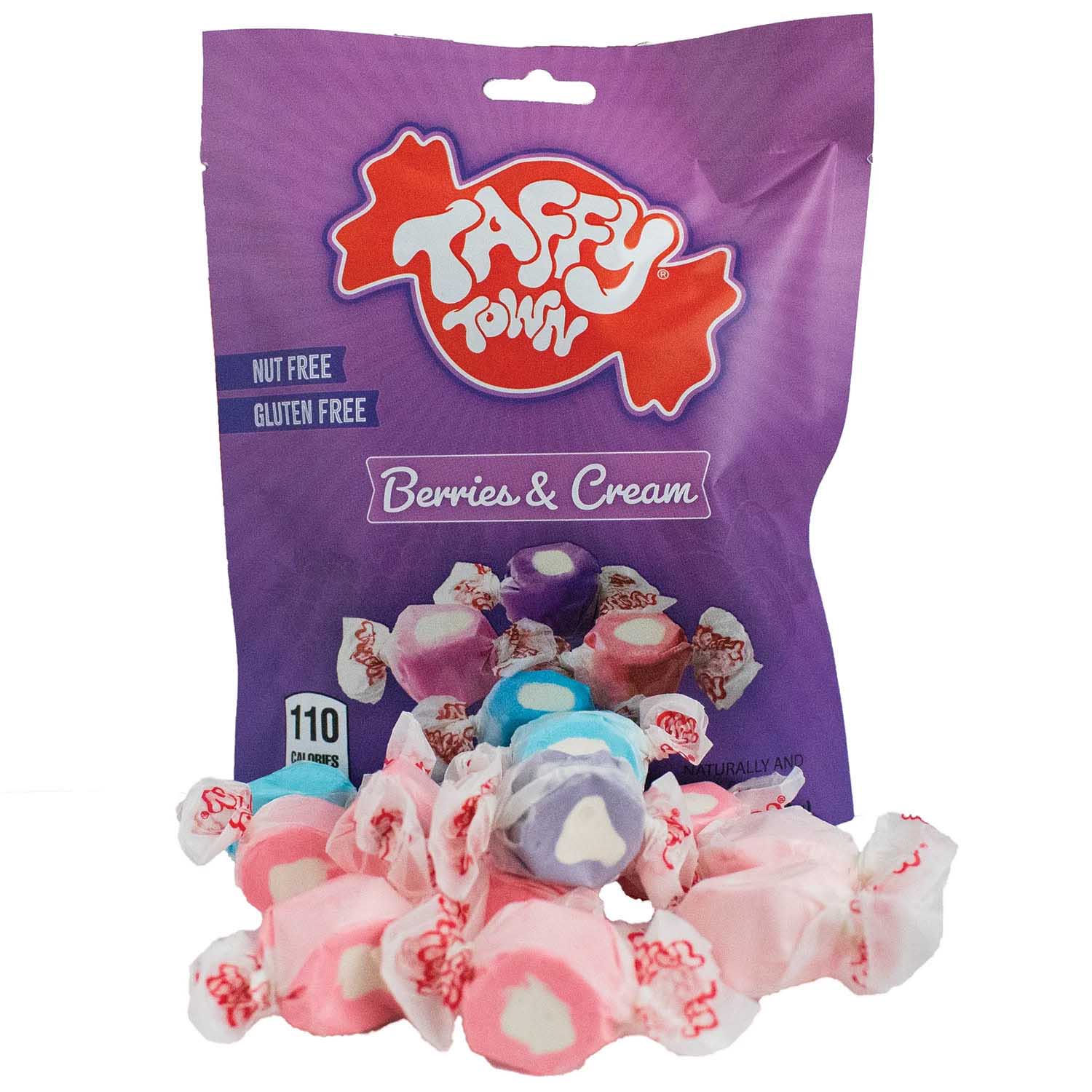 Taffy Town Berries & Cream Taffy Pouch 99g